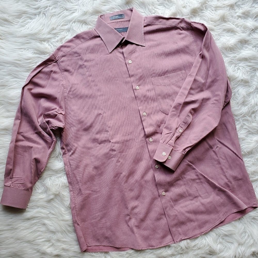 PERRY ELLIS PORTFOLIO Button Down Dress Sh…